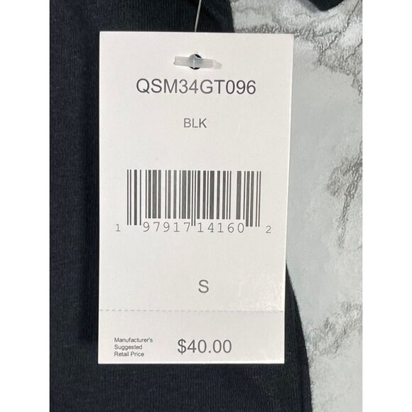 Quiksilver Mens Size Small Classic Logo Graphic T-Shirt Black Cotton - Picture 6 of 10